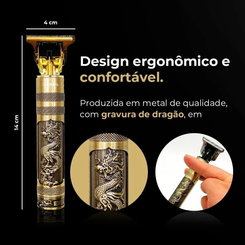 Máquina de corte de cabelo FUTURO FELIZ para designer de barba masculina elétrica aleatória profissional